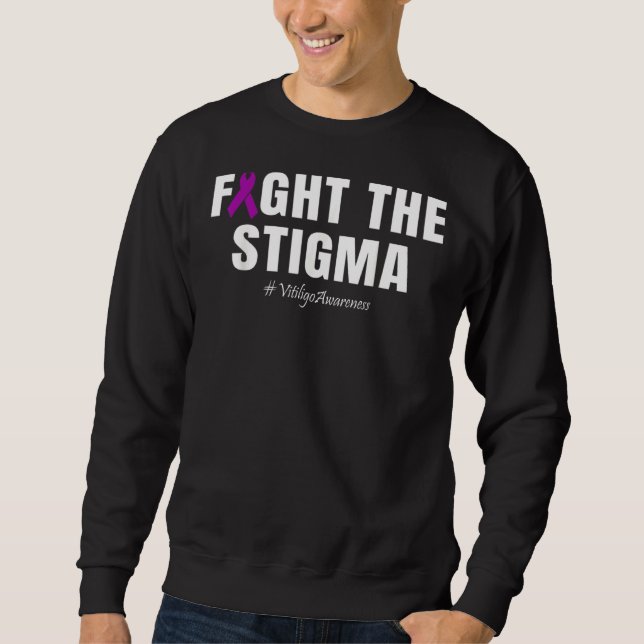 Moletom Luta Contra A Sensibilização Do Estigma Vitiligo M (Frente)