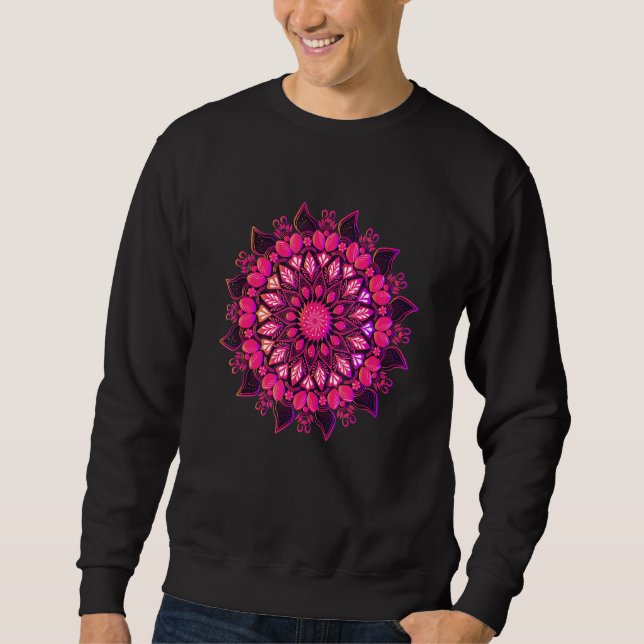Moletom Luxury Mandala Com Ouro Árabe 4 (Frente)