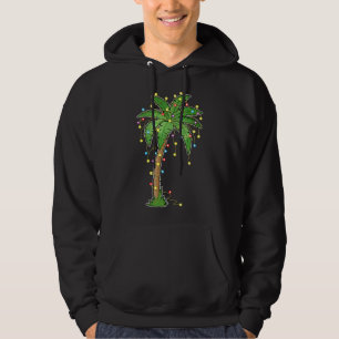 Moletom Luzes De Natal Palm Tree Beach Funny Tropical Xm