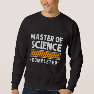 Moletom M Sc concluído Mestrado Master of Science 2