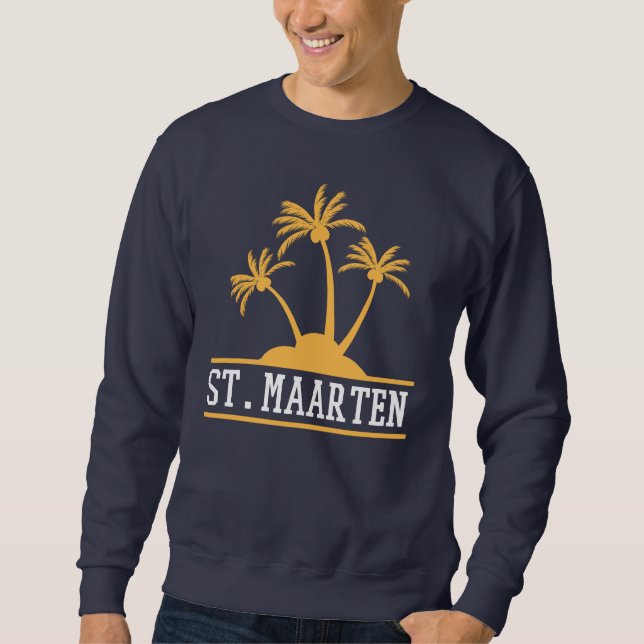 Moletom Maarten, a ilha amigável Sint Martin (Frente)