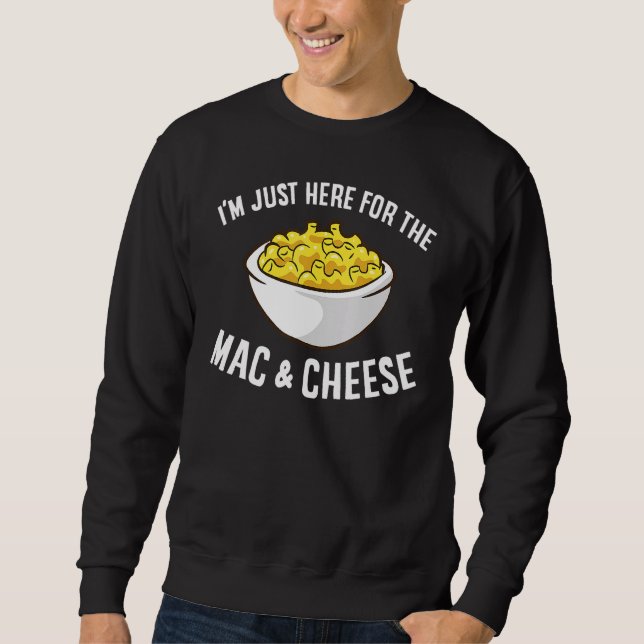 Moletom Mac Cheese, estou aqui para Mac e Cheese Macaro (Frente)