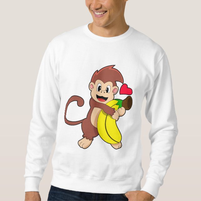 Moletom Macaco com Banana (Frente)