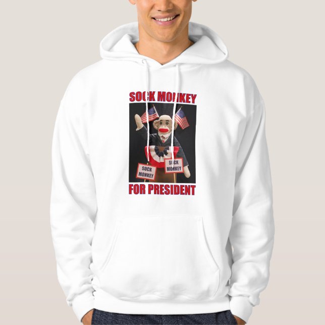 Moletom Macaco da peúga para o presidente Hoodie (Frente)