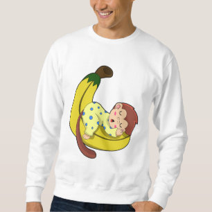 Moletom Macaco dormindo de pijama