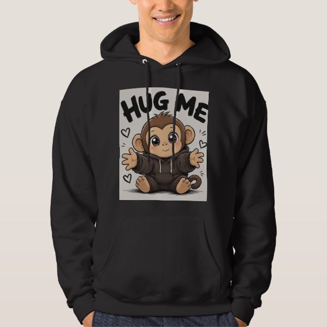 Moletom Macaco Me Abraça (Frente)