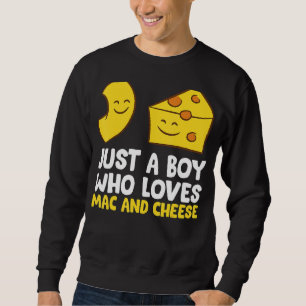 Moletom Macaroni Cheese Apenas Um Menino Que Ama Mac E Che