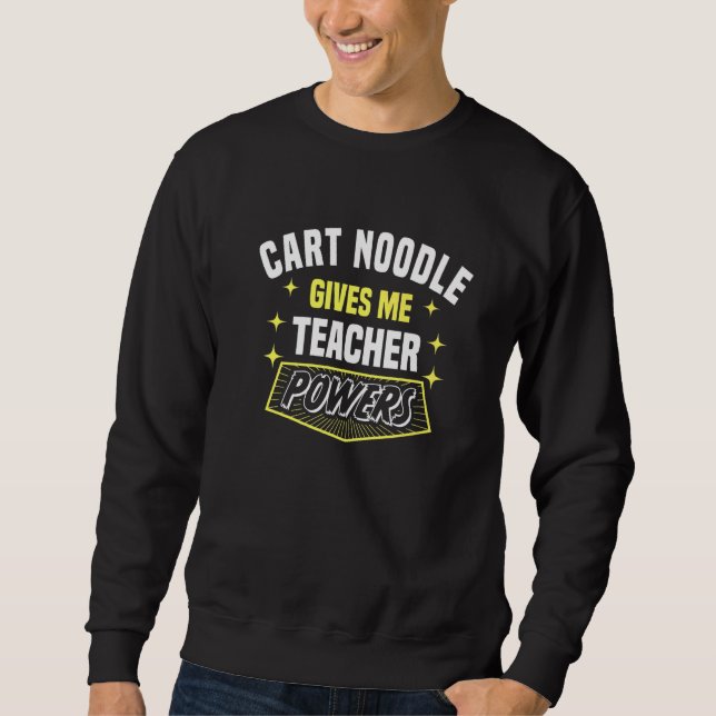 Moletom Macarrão de Carrinho Me Dá Poderes de Professor Hu (Frente)