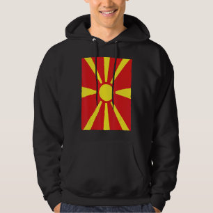 Moletom Macedônia Retro Vintage Bandeira Nacional Norte Ma