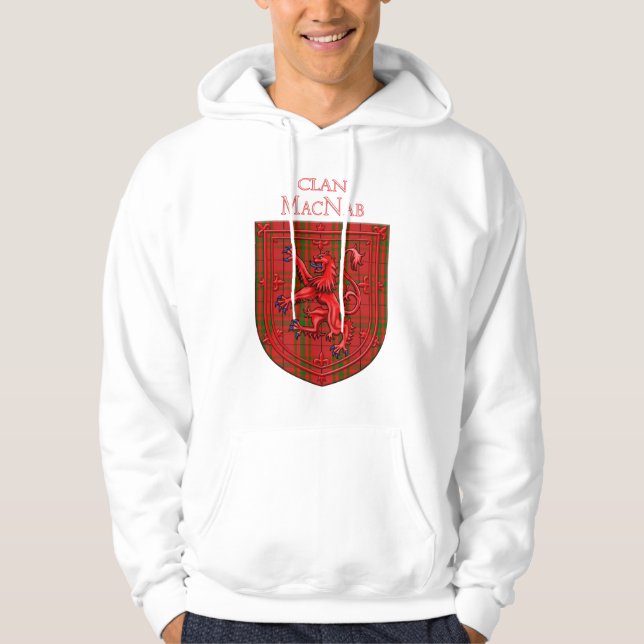 Moletom MacNab Tartan Scottish Xadrez Lion Rampant (Frente)
