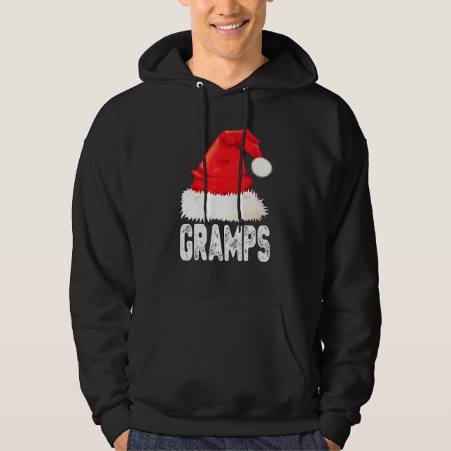 Moletom Macthing da Família Pajama de Natal do Gramps Sant (Frente)