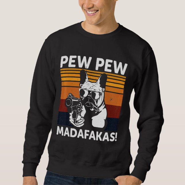 Moletom Madafakas Crazy Pew (Frente)