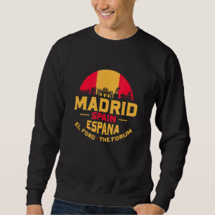 Moletom Madrid Espanha Espana - Linha Histórica do Skyline