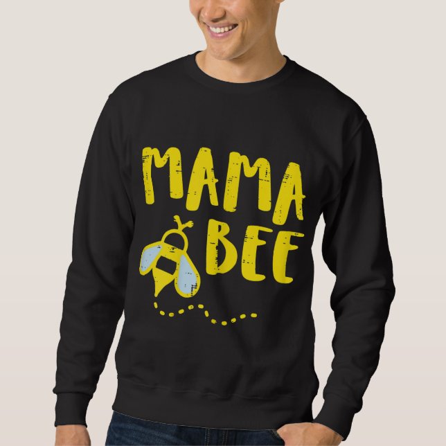 Moletom Mãe Bee Family Correspondendo à apicultor Mãe Mamã (Frente)