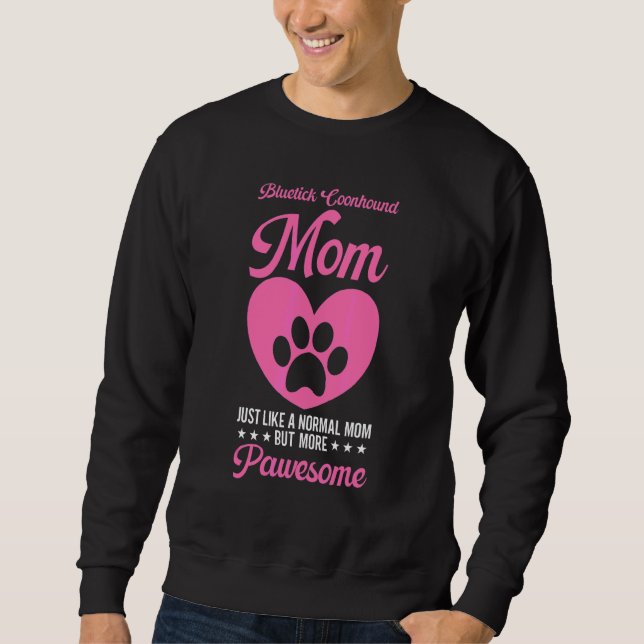 Moletom Mãe Cachorro Bluetick Coonhound Mãe Cachorro (Frente)