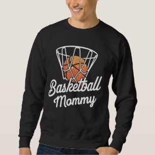 Moletom Mãe de Basquete Mamãe Aro de Basquete Mães Dia das