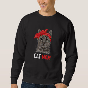 Moletom Mãe de Gato Gráfico Dona de Gato Treinadora de Gat