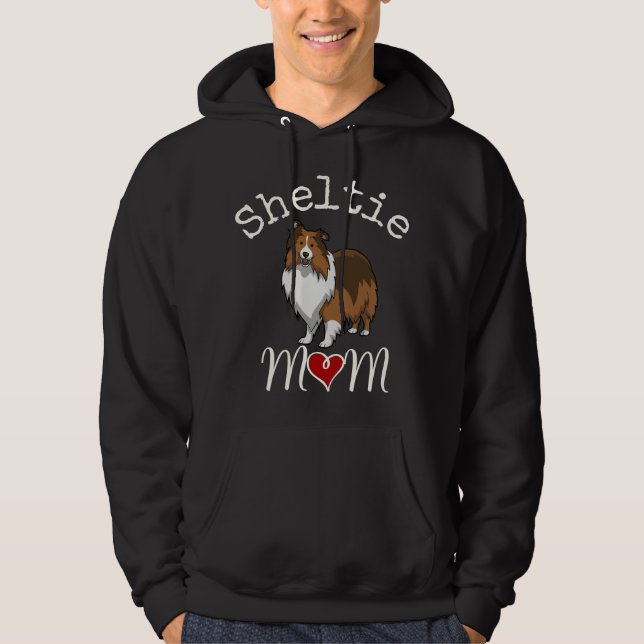 Moletom Mãe de Sheltie Mãe de Sheltie Mãe de Sheltie (Frente)