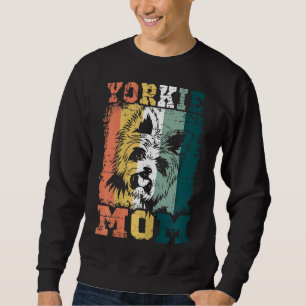 Moletom Mãe de Yorkie Vintage Retro Yorkshire Terrier Mãe