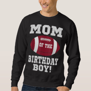 Moletom Mãe do Aniversário do Amante de Futebol Vintage Re