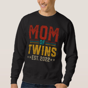 Moletom Mãe Dos Gêmeos 2022 Retro Vintage Twin Baby Anunci