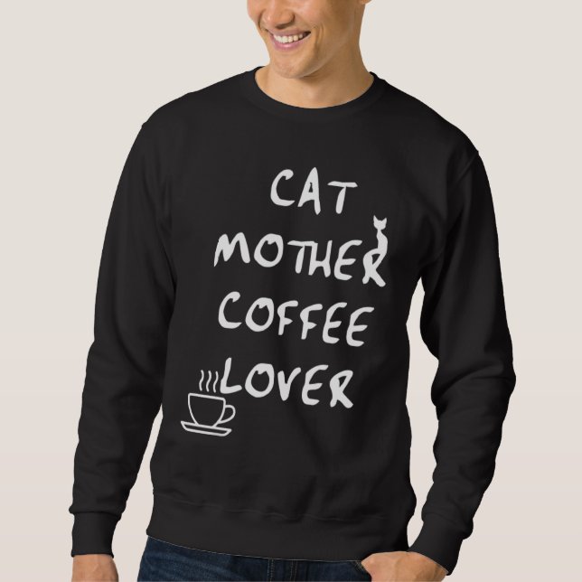 Moletom Mãe Gato, Café (Frente)