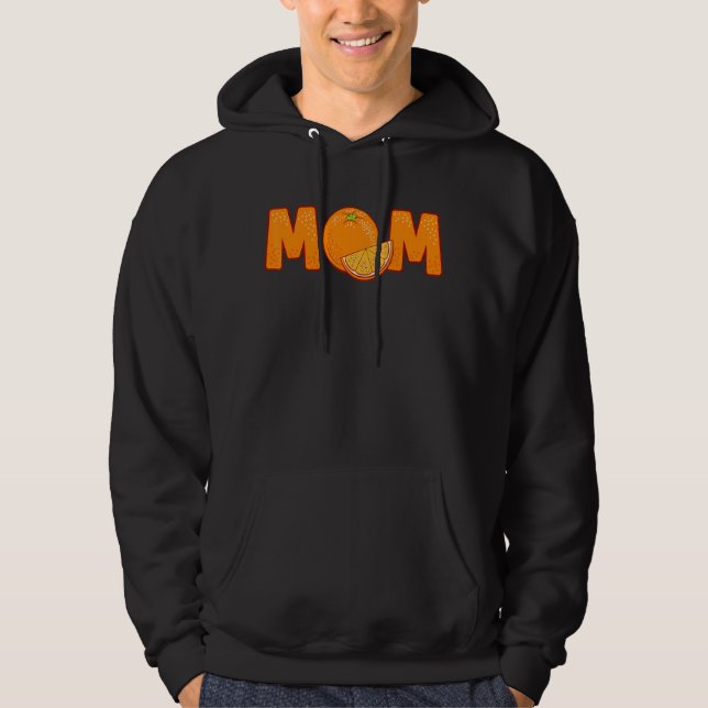 Moletom Mãe Laranja Fruta Verão Mamãe Mãe Fruta (Frente)