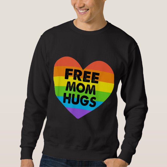 Moletom Mãe Livre Abraça LGBT (Frente)