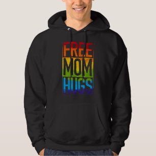 Moletom Mãe Livre Abraça o Arco Arco-Íris Orgulho Lgbt Mês