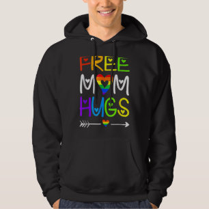 Moletom Mãe Livre Abraça o Arco Arco-Íris Orgulho Lgbt Mês