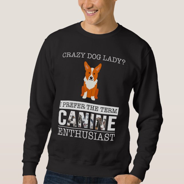 Moletom Mãe Louca Welsh Corgi Cardigan (Frente)