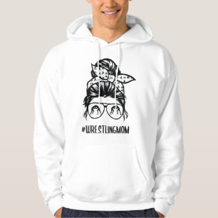 Moletom Mãe lutadora coque desarrumado óculos