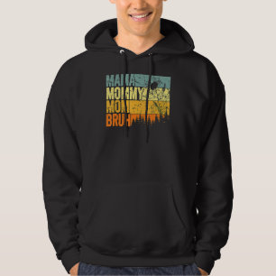 Moletom Mãe Mãe Mamãe Bruh Retro Mamãe E Eu Menino Mãe Li
