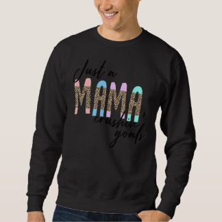 Moletom Mãe Mãe Mamãe Leopardo Dia de as mães Apenas Um Ci