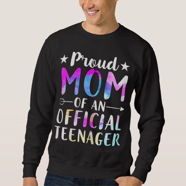 Moletom Mãe Orgulhosa De Um 13 Oficial De Adolescente Aniv (Frente)