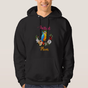 Moletom Mãe Papagaio Floral Papagaio Laço Amante Dia das M