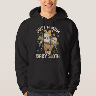 Moletom Mãe Sloth Love Apenas Uma Mãe Que Ama Sua Bebê Lam