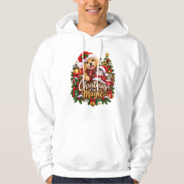 Moletom Magia da Véspera de Natal – Cachorro Golden Retrie