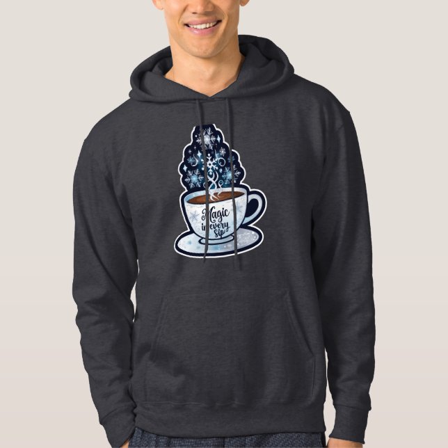 Moletom Magia em cada chip "cofee" 1 (Frente)