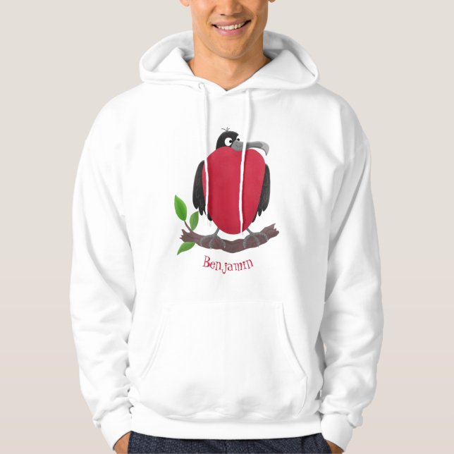 Moletom Magnífico desenho animado de pássaros (Frente)