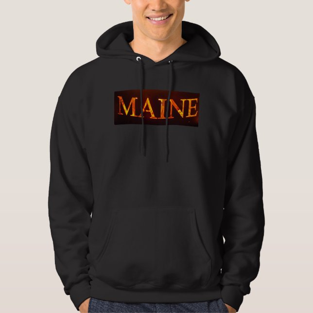 MOLETOM MAINE ON FIRE HOODIE (Frente)