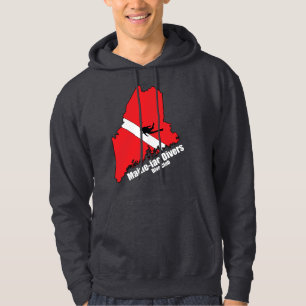Moletom Maineiac Divers Logotipo Silhouette Sweatshirt Esc
