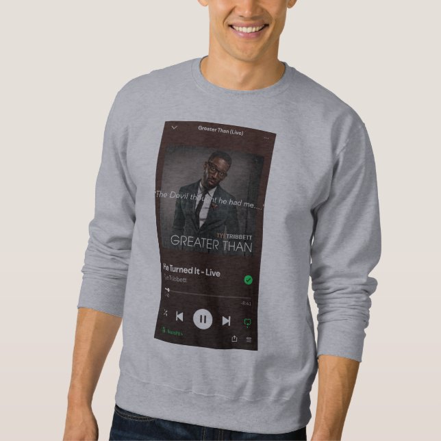 Moletom Maior que - Sweatshirt (Frente)
