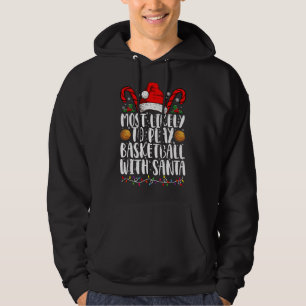Moletom Mais Propenso a Jogar Basquete com o Papai Noel no