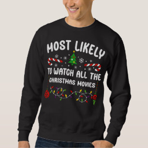 MOLETOM MAIS PROVÁVEL DE VER TODOS OS FILMES DE NATAL