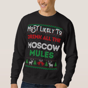 Moletom Mais Provável Para Beber Todos Os Xmas Feios De Mo