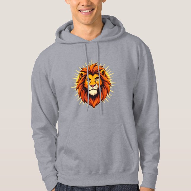 Moletom Majestic Lion – King of Power and Authority (Frente)