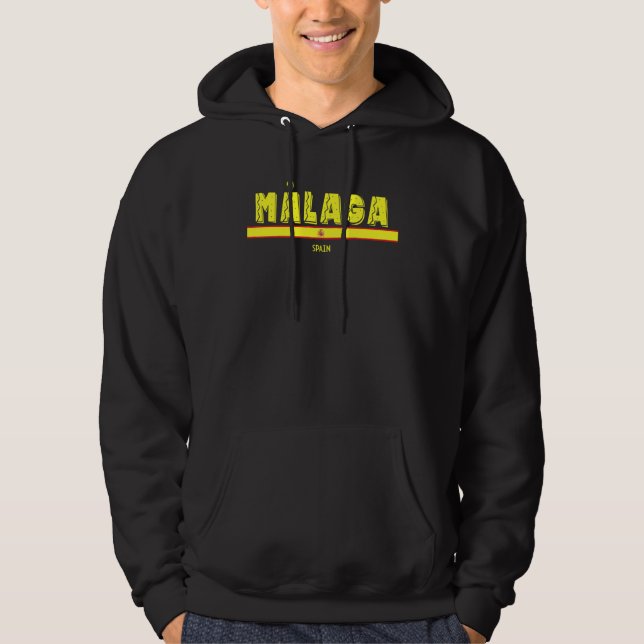Moletom Málaga Espanha   Bandeira Espanhola Espana Lembran (Frente)