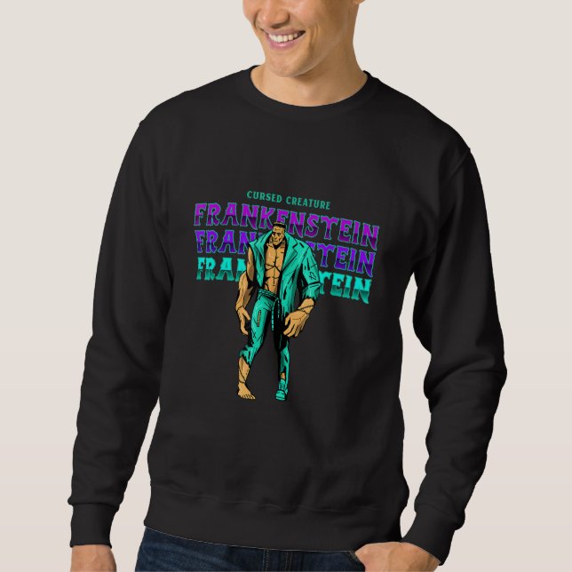 Moletom Maldita Criatura Frankenstein Halloween Trick Ou (Frente)