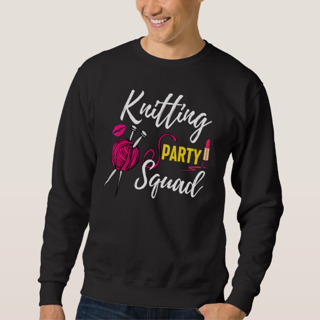 Moletom Malha Para Esquadra de Festa de Mulheres Malha Cro (Frente)